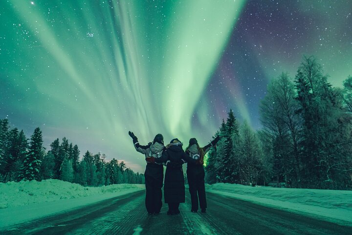 Rovaniemi Nordlichter-Fotografie Kleingruppen-Tour